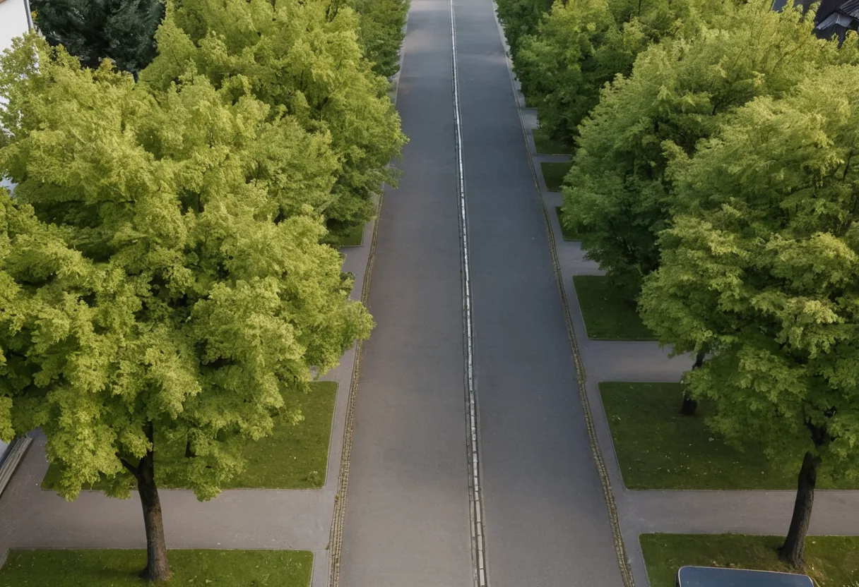 Wohnstraße in Hannover